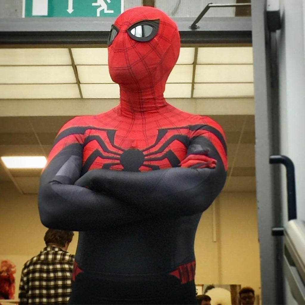 Fantasia Homem-Aranha Superior Traje Hq Adulto Cosplay Luxo