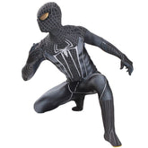 Fantasia Homem-Aranha Andrew Garfield Black Adulto Cosplay Traje Luxo Profissional